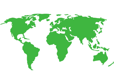 World map showing Canada Grain Star's reach